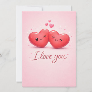 Tarjeta Festiva I love you! 