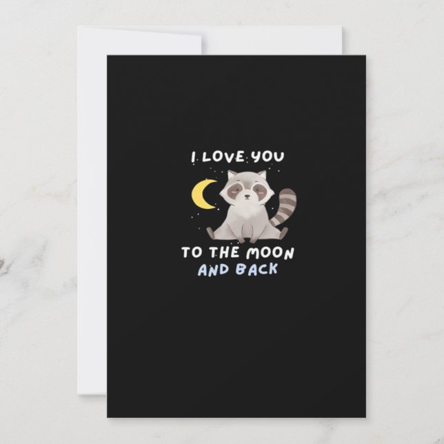 Tarjeta Festiva I Love You To The Moon And Back Timeless Classic S (Anverso)