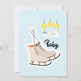 TARJETA FESTIVA ICE ICE BABY ICE SKATES