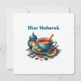 Tarjeta Festiva Iftar Mubarak Dinner Invitations