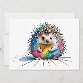 Tarjeta Festiva Igel
