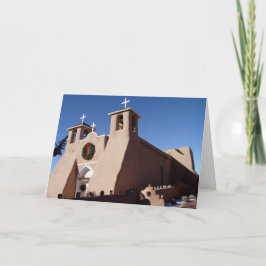 Tarjeta Festiva Iglesia de la Misión San Francisco de Asis en Navi