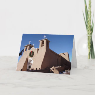 Tarjeta Festiva Iglesia de la Misión San Francisco de Asis en Navi