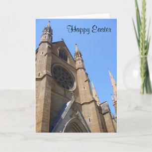 Tarjeta Festiva iglesia de la Semana Santa