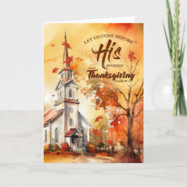 Tarjeta Festiva Iglesia de las Escrituras Cristianas del Salmo de 
