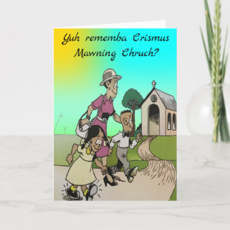 Tarjeta Festiva Iglesia de los navidades