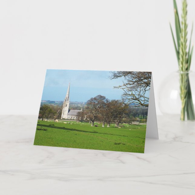 Tarjeta Festiva Iglesia de Santa Margarita (Anverso)