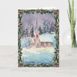 TARJETA FESTIVA IGLESIA Y LUCHA POR SHARON SHARPE