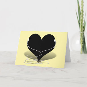 Tarjeta Festiva iHeart Silueta San Valentín