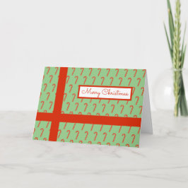 Tarjeta Festiva illusima Candycan Navidades Light Green