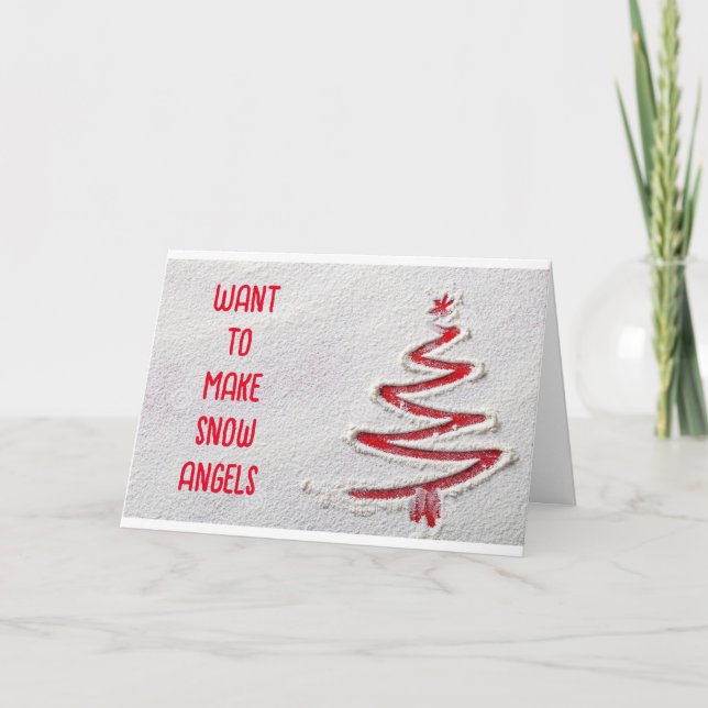 TARJETA FESTIVA ILUMINEMOS UN "FUEGO" Y CELEBRAMOS NAVIDADES HOLID (Anverso)