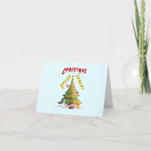 Tarjeta Festiva Ilustración de navidades