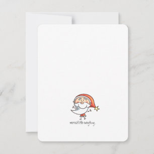 Tarjeta Festiva Ilustracion de Personalizado de la Familia Cuta (n