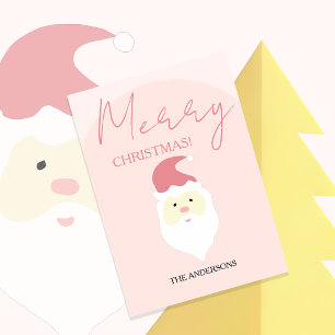 Tarjeta Festiva Ilustración de Santa Rosa Lindo