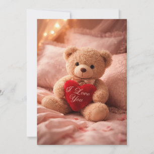 Tarjeta Festiva Ilustración Romántica del Día de San Valentín de O