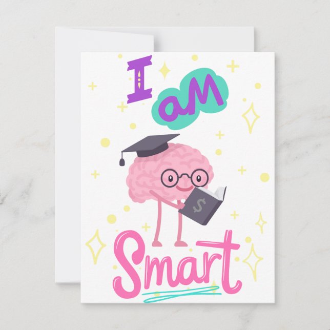 TARJETA FESTIVA IM SMART BRAIN , ESTUDIANTE (Anverso)