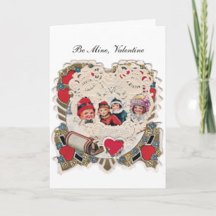 Tarjeta Festiva Imagen de San Valentín de época