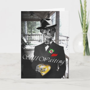 Tarjeta Festiva Imagen de w/Background todavía que espera