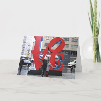 Tarjeta Festiva Imagen del amor NYC