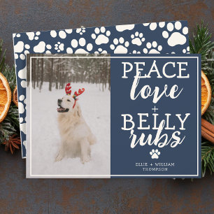 Tarjeta Festiva Imagen divertida de perro personalizada foto de Na