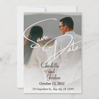 Imán de Foto para Guardar la Fecha de Boda