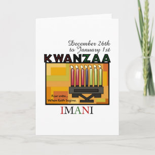 Tarjeta Festiva IMANI - Fe