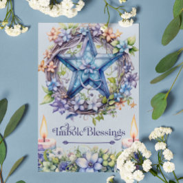 Tarjeta Festiva Imbolc Blessings St. Brigids Day Candlemas