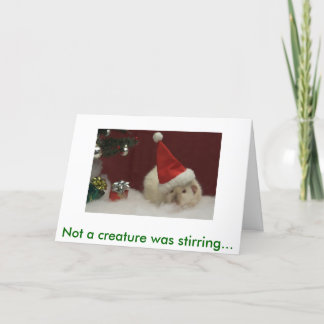 Tarjeta Festiva IMG_483201, no una criatura revolvía…