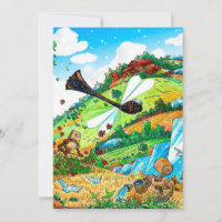Impresión de lienzo de jardín de la libra | regalo