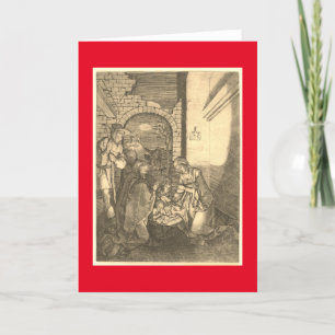 TARJETA FESTIVA IMPRESIÓN MASTER ALEMANA DE NAVIDADES DE NATIVIDAD