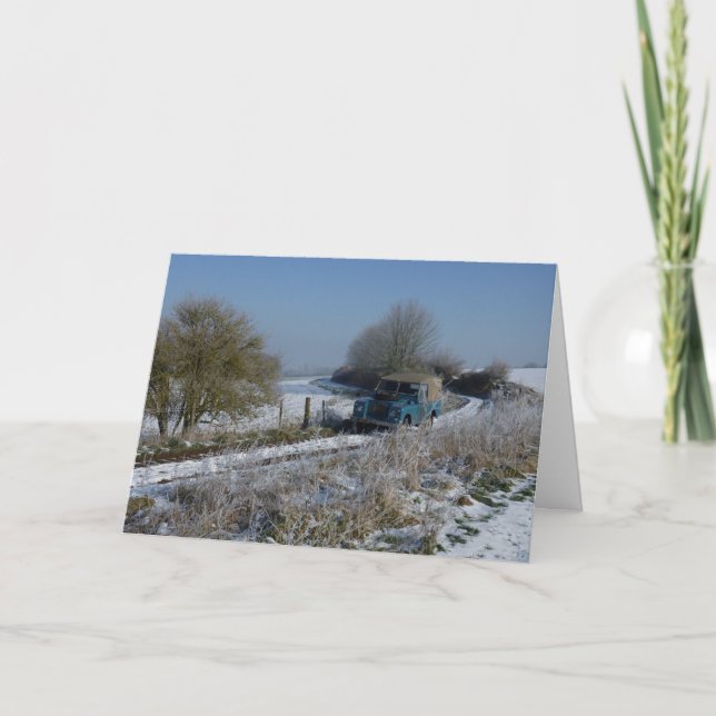 Tarjeta Festiva Impulsión del invierno (Anverso)