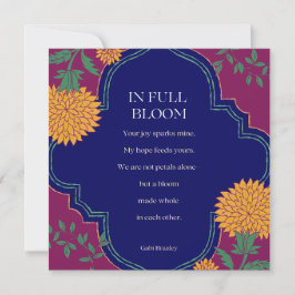 Tarjeta Festiva In Full Bloom