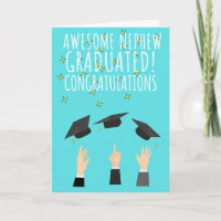 Increíble sobrino graduado felicitaciones