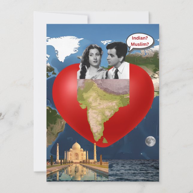 Tarjeta Festiva Indian Muslim (Anverso)