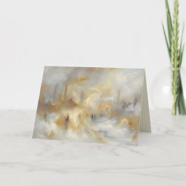 Tarjeta Festiva Industrial Cityscape Romantic Style Greeting Card