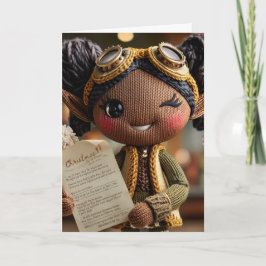 Tarjeta Festiva Informe Oficial de Duendes 