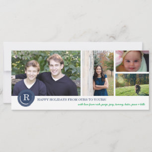 Tarjeta Festiva Inicio familiar