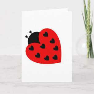 Tarjeta Festiva Insecto del amor