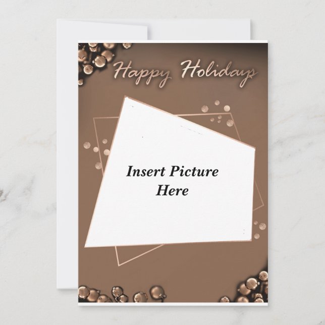 Tarjeta Festiva Inserción fotográfica (Anverso)