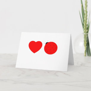 Tarjeta Festiva inside: happy valentine's day, lovebug!