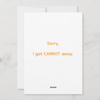 Tarjeta Festiva International Carrot Day