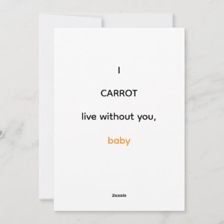 Tarjeta Festiva International Carrot Day
