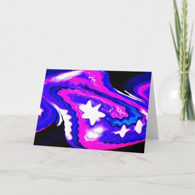 Tarjeta Festiva Invasión celeste (Anverso)