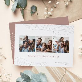 Tarjeta Festiva Invernadero | 3 COLLAGE DE FOTOS