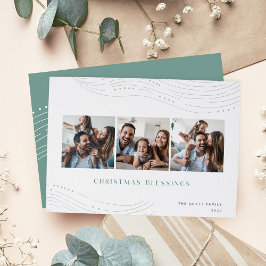 Tarjeta Festiva Invernadero | 3 COLLAGE DE FOTOS