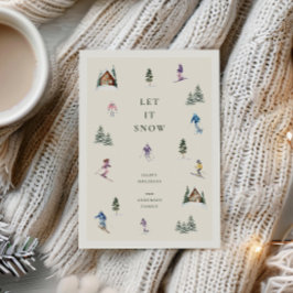 TARJETA FESTIVA INVIERNO