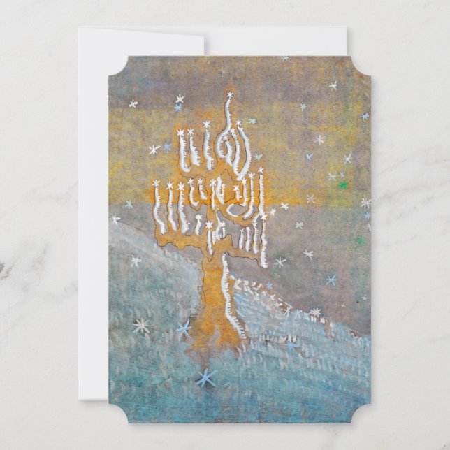 Tarjeta Festiva Invierno 1 | Mikalojus Konstantinas Ciurlionis | (Anverso)