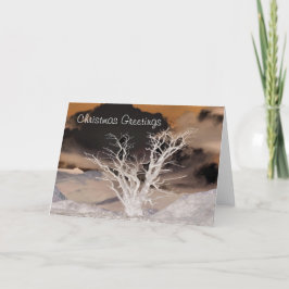 TARJETA FESTIVA INVIERNO DE LA MONTAÑA