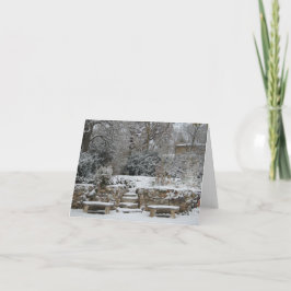 Tarjeta Festiva Invierno en Francia