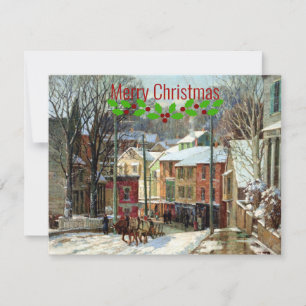 Tarjeta Festiva Invierno en Gloucester - ¡Feliz Navidad!